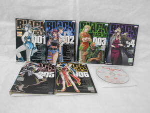 レンタルDVDF　BLACK LAGOON ブラックラグーン　全6巻　　*003巻ジャケット傷みあり。＜15＞