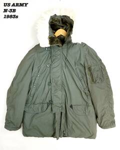 US ARMY N-3B PARKA 1983s MEDIUM 304102 Vintage アメリカ軍 パーカー 1980年代 ヴィンテージ