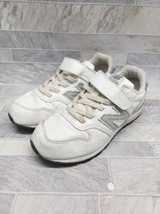 ◇ New Balance ニューバランス YV966LWH キッズ 子供 スニーカー シューズ サイズ22.5ｃｍ ホワイト レディース メンズ P