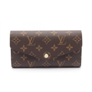 ルイ・ヴィトン ポルトフォイユ サラ ブランドオフ LOUIS VUITTON 二つ折り長財布 モノグラム 中古 レディース