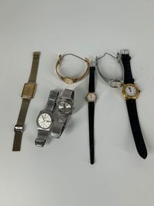 【4】ブランド腕時計7本まとめ出品　非稼働品　動作未確認　SEIKO Dolce Chronos WALTHAM MICHEL JORDI NOEVIR ORIENT　アナログ　中古