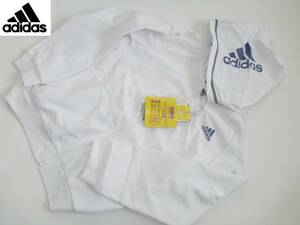 新品 adidas アディダス★白 熱を反射する 透けにくい 動きやすい UVカット　パーカ　ジャケット　130