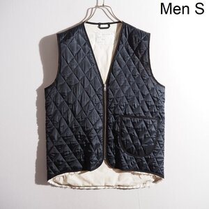 P3112P　▼CAMIEL FORTGENS カミエルフォートヘンス▼　キルティング ダウンベスト ネイビー S / QUILTED VEST ジレ 秋～春 rb mks