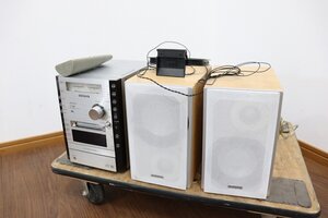 超稀少美品/動作確認済/アナログレベルメーター●Sony製 aiwa/アイワ CD/MD/カセットコンポ　XR-FD55 CX-LFD55 SX-LFD55●リモコン付