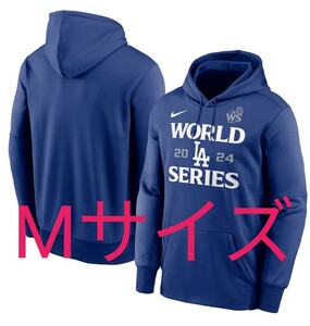 大谷翔平ドジャース MLB 2024ワールドシリーズ進出記念ドジャース パーカー Authentic Collection Hoodie ナイキ/Nike ロイヤル Mサイズ