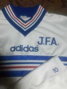 値下げ交渉 1990年代 日本代表 長袖 プラシャツ 名波 選手支給品 adidas MADE IN JAPAN 検)PLAYER ISSUE TRAINING SHIRT L/S カズ 中田 Y2K