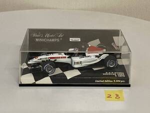 送料無料　ミニチャンプス　1/43 MINICHAMPS B.A.R Honda Showcar 2005 T.Sato ホンダ ショーカー 佐藤琢磨 B.A.R Honda Bar Honda