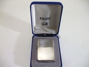 【元気堂】ZIPPO ジッポー STERLING SILVER スターリング シルバー 1998年製 オイルライター 喫煙具