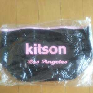 未使用未開封 キットソン kitson スパンコール ミニトートバッグ ピンク×ブラック 