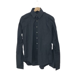 ◆COMME des GARCONS コムデギャルソン 長袖シャツ サイズ:S◆ ブラック コットン100％ メンズ GE-B007 AD2001 トップス 日本製