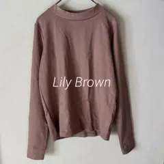 Lily Brown ニットセーター　FREE ブラウン