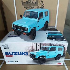 限定色ベイ・ブルー リポ*2+ 連動LEDライト+金属シャフト WPL C74 スズキ ジムニー RTR 1/10 ラジコン RC クローラー JA11 4WD トラック