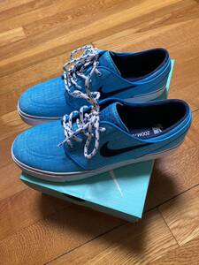 新品未使用！NIKE ZOOM STEFAN JANOSKI CNVS US9.5 27.5cm BLUE LAGOON ナイキ　ズーム　ステファン　ジャノスキー　SB