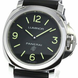 パネライ PANERAI PAM00773 ルミノール ベース ロゴ 3デイズ アッチャイオ 手巻き メンズ 箱・保証書付き_765143