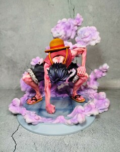 ワンピース ルフィ一番くじ B賞 ルフィ ギア2 MASTERLISE EXPIECE フィギュア リペイント ONE PIECE 二次元彩色