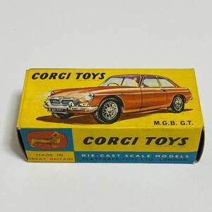 【中古品】CORGI TOYS コーギートイズ 327 M.G.B. G.T. レッド ミニカー モデルカー