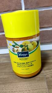 1700円即決◆クナイプ(Kneipp)◆バスソルト850g入り◆入浴剤発汗バスタイム爽やかでスパイシーなユズ&ジンジャーの香り