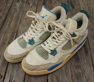 ナイキ AIR JORDAN 4 RETRO 308497-105 2012年復刻 白×水色 表US11.5