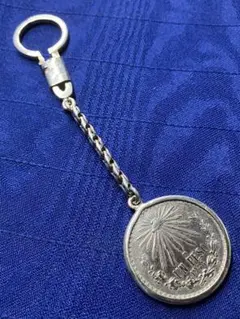 キーホルダー　メキシコ銀貨　コイン　銀製