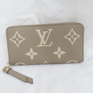 Ts471711 ルイ・ヴィトン 長財布 ジッピーウォレット バイカラーモノグラム・アンプラント M69794 レディース LOUIS VUITTON 中古