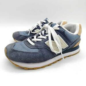 【中古】ニューバランス 574 スニーカー シューズ 23cm ネイビー WL574RG2 レディース NEW BALANCE