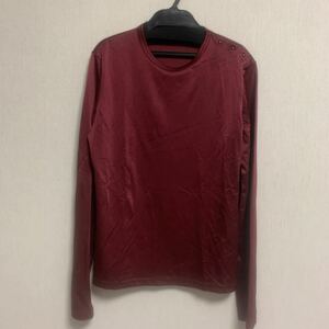 ジャンポールゴルチエ オムJean Paul GAULTIER HOMME 48 【メンズ】長袖　Tシャツ　バーガンディ