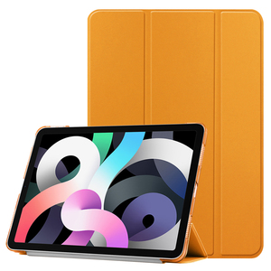 iPad ケース　iPadPro(11インチ)2/3/4世代・ iPadAir4/5世代（10.9インチ) 兼用　スマートカバー PUレザー アイパッド ケース オレンジ