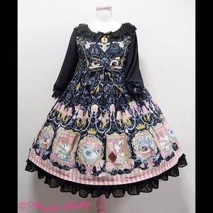 【新品】Angelic Pretty☆Wonder Gallery ワンピース (クロ)