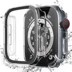 Apple Watchアップウォッチケースカバー防水液晶画面保護41mm