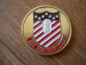 ★USS RANGER CV-61 COIN(US NAVY):チャレンジコイン メダル:送料無料