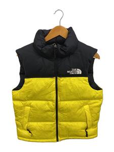 THE NORTH FACE◆1996 RETRO NUPTSE VEST/ダウンベスト/S/ナイロン/YLW/NF0A3JQQ