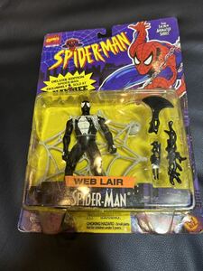 激レア　スパイダーマン SPIDER-MAN Marvel Comics Deluxe Ed. Spiderman Web Lair Kaybee Exclusive Toy Biz 1995 フィギュア アメコミ