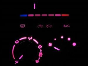 WAGON R ワゴンR MH23S マニュアルエアコン照明用 LED1台分セット！ ピンク