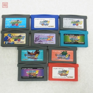 ※ソフトのみ 動作保証品 GBA ゲームボーイアドバンス ロックマン ゼロ/エグゼ/2/3/4/5/6 計 10本set ダブりなし カプコン CAPCOM【PP