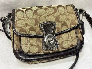 COACH/コーチ ショルダーバッグ シグネチャー ◇F13790◇ ポシェット