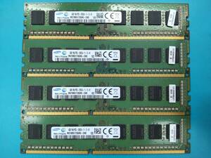 動作確認 SAMSUNG製 PC3-12800U 1Rx8 4GB×4枚組=16GB 02220050430