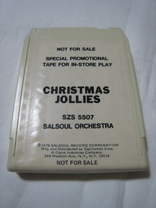 【8トラックテープ】 SALSOUL ORCHESTRA / CHRISTMAS JOLLIES SPECIAL PROMOTIONAL TAPE US版 サルソウル・オーケストラ
