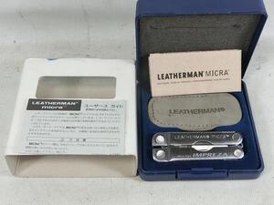 ΛLEATHERMAN micra　IMPREZA　販促品　マルチツールナイフ　レザーマン　マイクラ　キャンプ　釣り　アウトドア