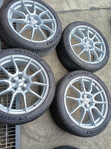 ATSレースライト　ミシュラン　パイロットアルペン5 オールシーズンタイヤ付き255/40R20 アウディなど 4本　