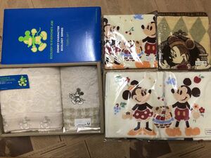 TDL TDS 5枚　ディズニーランド ミッキー ミニー タオル フェイスタオル　ウォッシュタオル　第一生命　内野　ミラコスタ　果物　新婚