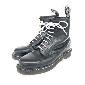 ◆Dr.Martens ドクターマーチン ８ホールレースアップブーツ ブーツ UK8◆ ブラック レザー レディース 靴 シューズ ブーティー boots