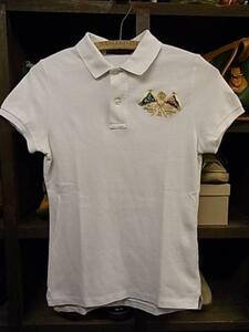 RALPH LAUREN S/S ポロシャツ SIZE M 白 ラルフローレン