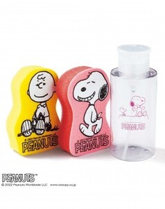 素敵なあの人付録★PEANUTS　スヌーピー　ボトル＆スポンジ２個セット