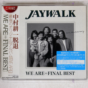 帯 国内盤 JAYWALK/WE ARE + FINAL BEST/MUSIC UNDERGROUND RECORDS MUCL11001 CD □