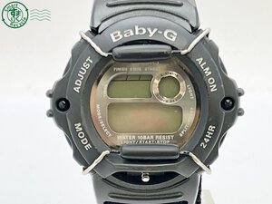 BA0603825　△ CASIO カシオ BABY-G ベビーＧ BGX-109 QZ QUARTZ クオーツ アナデジ デジアナ ブラック系 腕時計 メンズ 現状品