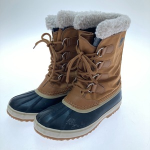 □□ SOREL ソレル スノーブーツ パックナイロン 26cm NM3487-224 ブラウン 傷や汚れあり