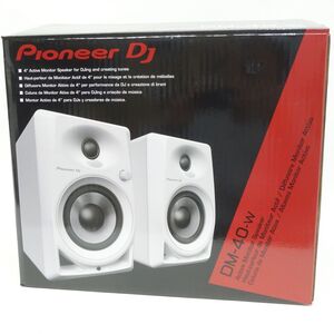 100 Pioneer DJ パイオニア DM-40 4インチアクティブモニタースピーカー ホワイト ※中古