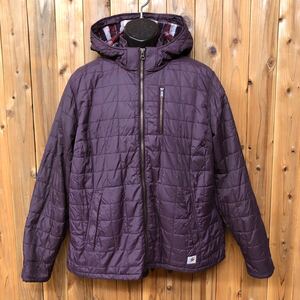 carhartt＊カーハート メンズXL (16/18) 長袖ジャケット ブルゾン 中綿 キルティング ナイロン フード着脱可 ワーク アメカジ USA古着