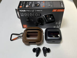 送料無料★非売品ケース付★ JBL Tour Pro 2 JBLTOURPRO2BLK Black ブラック 黒 ハイブリッドノイズキャンセリング完全ワイヤレスイヤホン