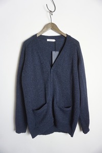 美品 正規22AW nonnative ノンネイティブ DWELLER CARDIGAN WOOL YARN NAVY NN-K4205 ニット カーディガン ジャケット 2紺 1104O▲